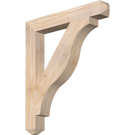 Ekena Millwork Funston Craftsman Smooth Bracket, Douglas Fir, 3 1/2"W x 26"D x 30"H BKT04X26X30FST04SDF